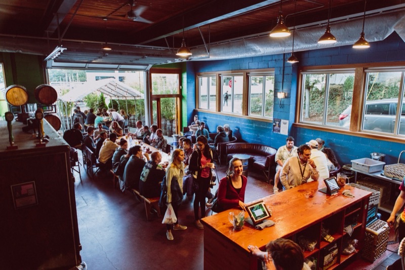 Fremont Brewing Urban Beer Garden in Fremont — Fremont Brewing is a cornerstone of Seattle's craft beer scene, offering a livel