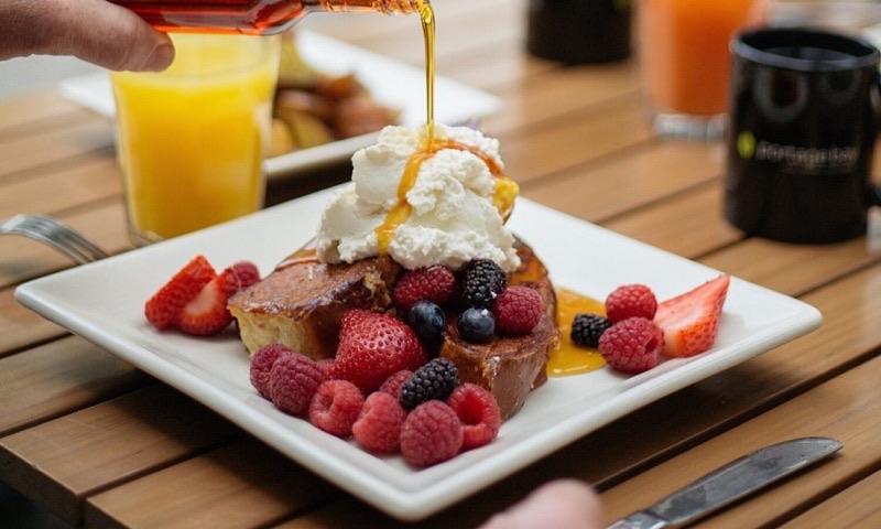 Portage Bay Cafe in South Lake Union — Portage Bay Cafe stands out for its unwavering commitment to organic, local ingr