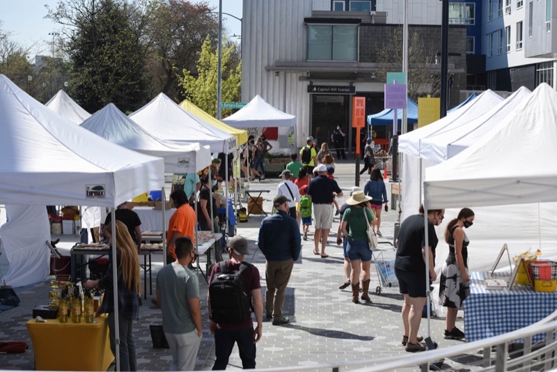 Capitol Hill Farmers Market in Capitol Hill — Located in one of Seattle's most dynamic neighborhoods, the Capitol Hill Farmers