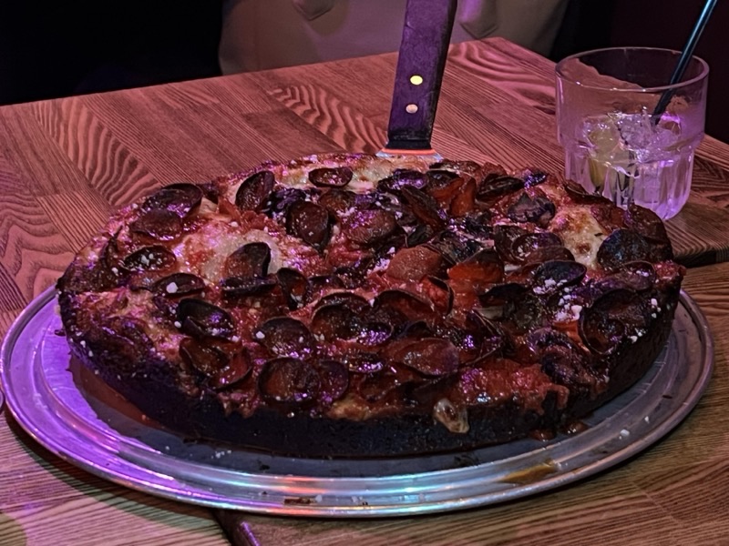 Breezy Town Pizza in Beacon Hill — Located inside The Clock-Out Lounge, Breezy Town Pizza offers fantastic Detroit-