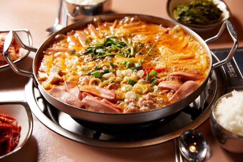 Daewoo Budaejjigae army stew restaurant in Gangnam Seoul