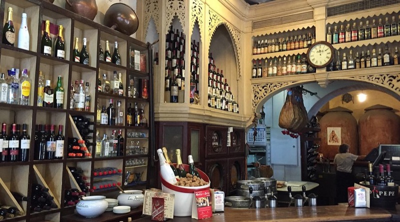 Casa Morales bodega and tapas bar in Seville, Spain