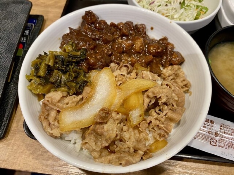 Yoshinoya gyudon in Shinjuku, Tokyo