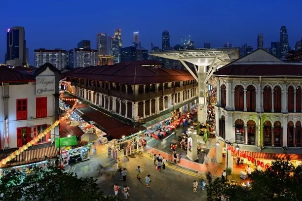 Chinatown Complex Food Centre in Singapore