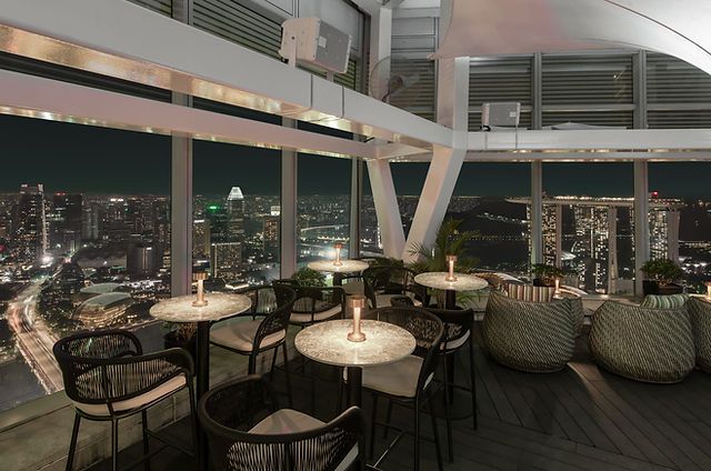 Altro Zafferano Italian restaurant and rooftop bar Level 43 Singapore