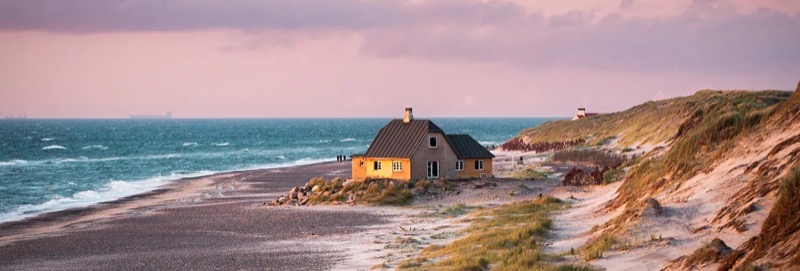Sønderstrand, Skagen's main swimming beach with white sand