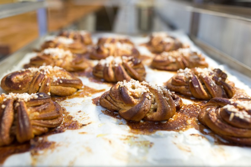 Fabrique bakery cinnamon buns in Stockholm