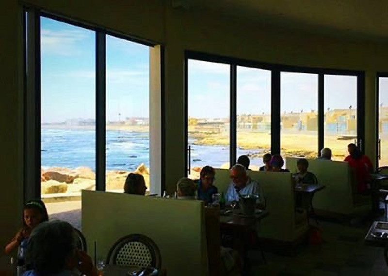 BlueGrass restaurant with ocean view in Swakopmund