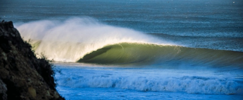 Crocos surf break south of Agadir, Morocco