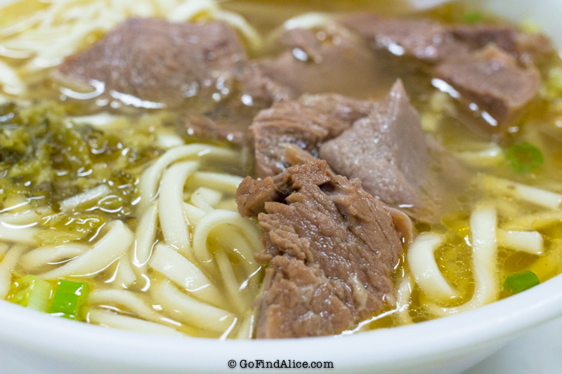 Tao Yuan Street Beef Noodles (桃源街牛肉麵) in Zhongzheng