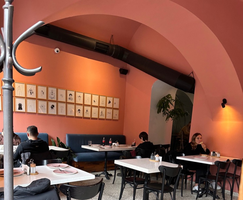 Khinkali at Cafe Daphna in Tbilisi