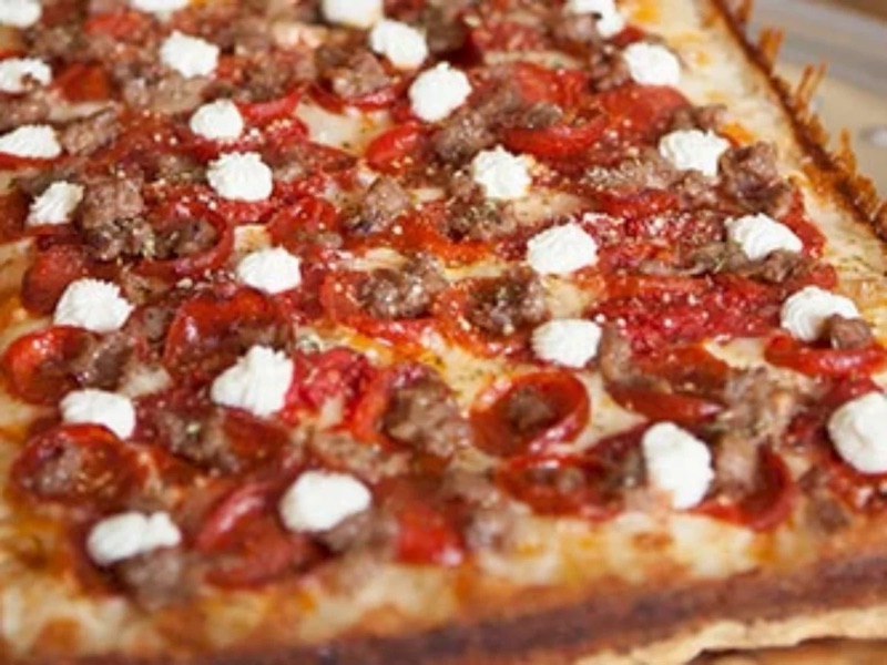 Brown Dog Pizza Detroit-style pizza in Telluride, Colorado