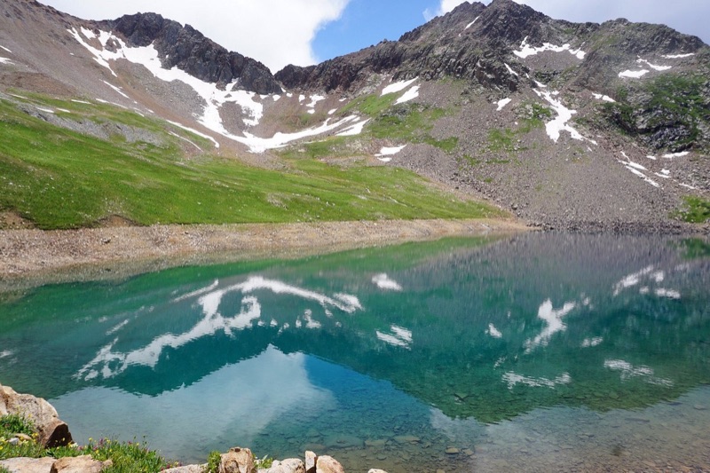 Hope Lake alpine lake hike near Telluride, Colorado