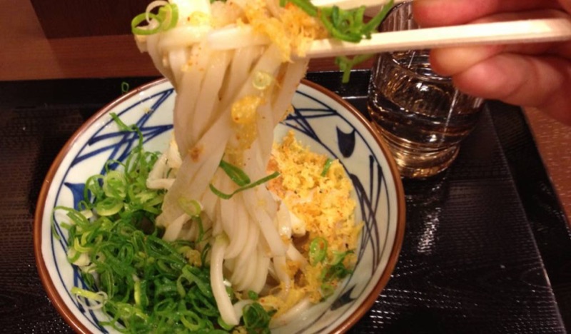 Marugame Seimen udon noodles in Tokyo