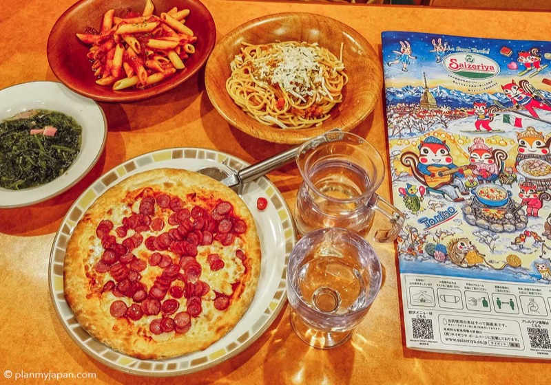 Saizeriya Italian restaurant cheap pasta in Tokyo