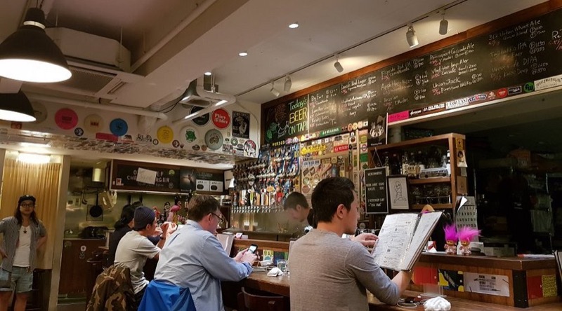 Watering Hole craft beer bar near Shinjuku, Tokyo
