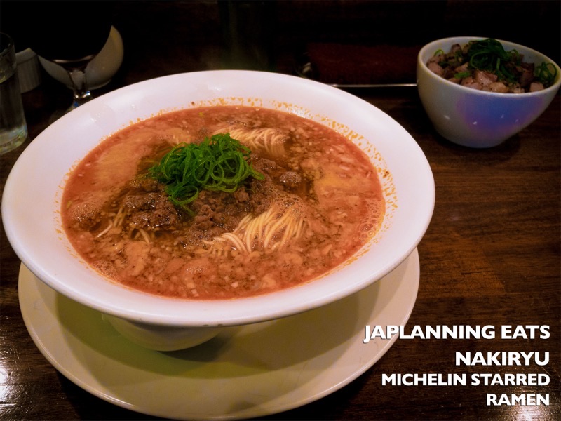 Nakiryu in Otsuka — Another Michelin-starred ramen shop, Nakiryu is most famous for its tantanmen, a