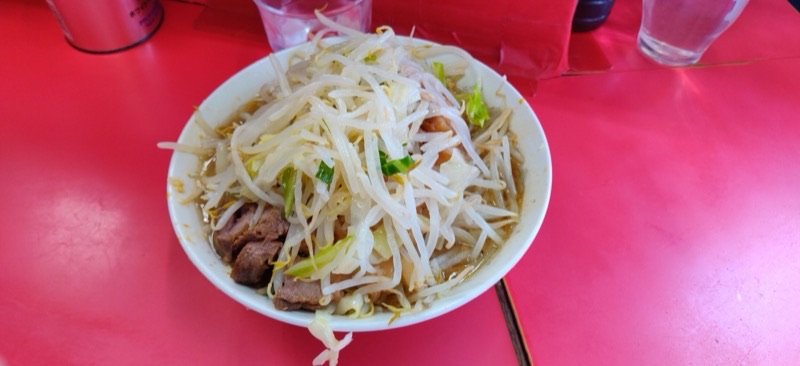 Ramen Jiro Mita Honten in Mita — Ramen Jiro is an institution with a cult following, known for its massive portio