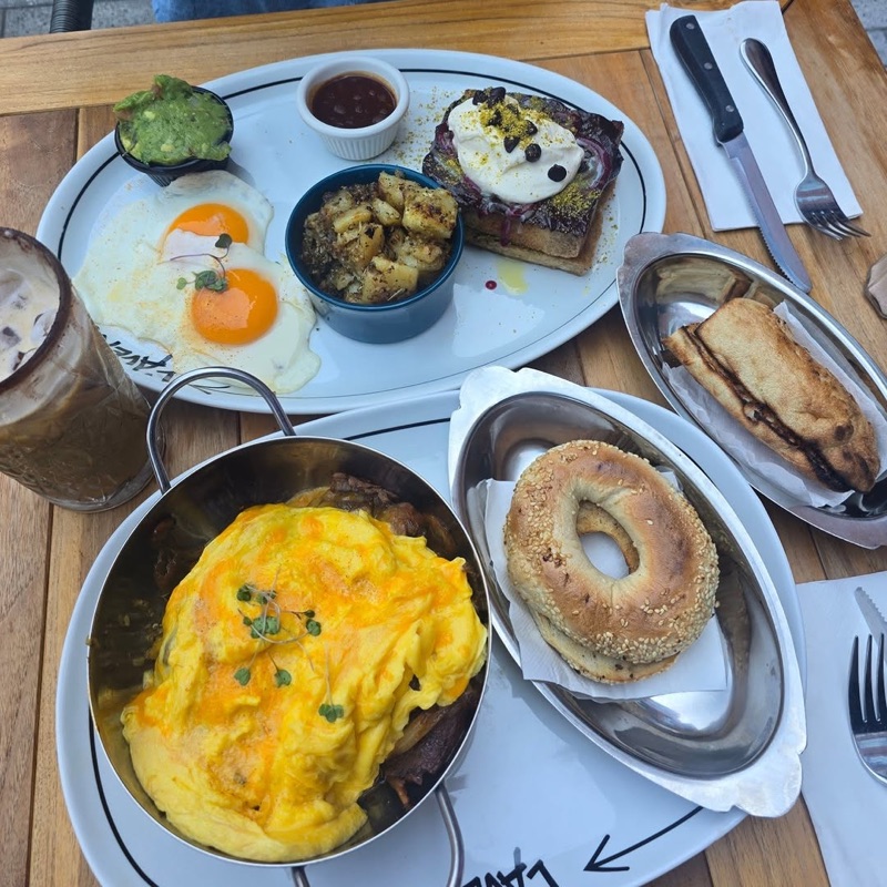 L'Avenue Toronto brunch spread