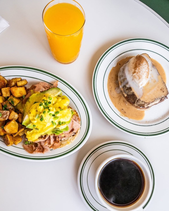 Classic brunch spread at Stefano's Diner in Greektown, Toronto
