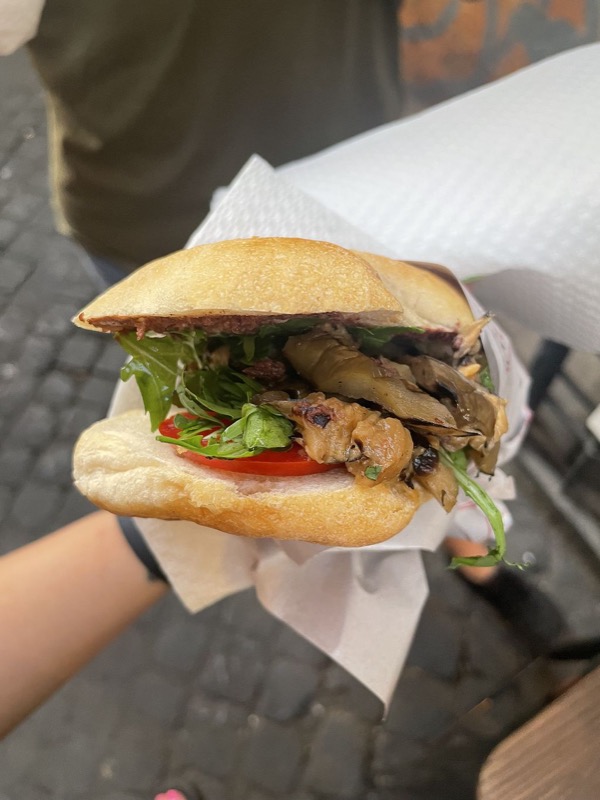 Donkey Punch sandwiches in Trastevere, Rome