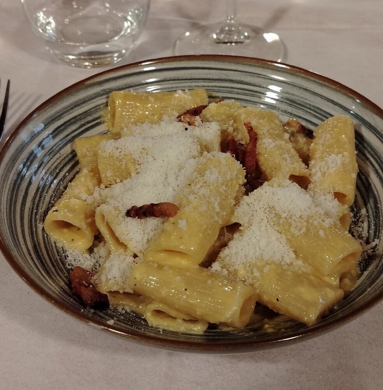 Impiccetta trattoria in Trastevere, Rome — large pasta portions