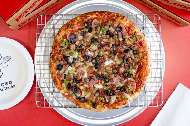 Jet's Pizza in Various Locations (e.g., South Airport Rd) — Jet's Pizza brings the beloved Detroit-style deep dish to Traverse City, famous 