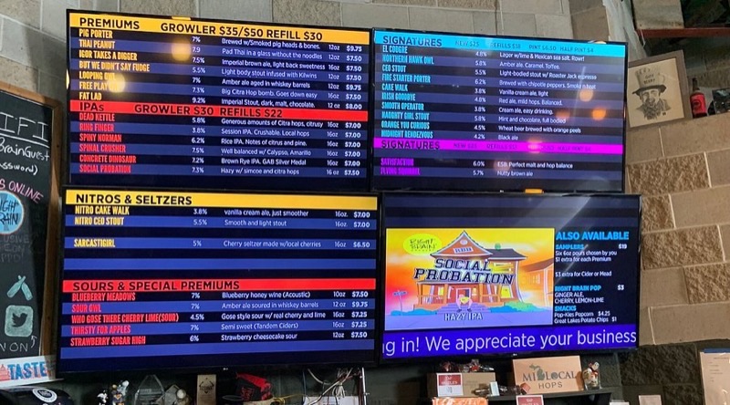 Right Brain Brewery in Warehouse District — More than just a brewery, Right Brain also serves up fantastic pizzas designed t