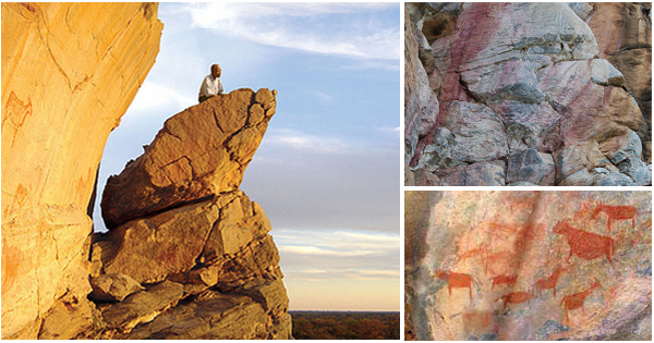 Divuyu & Ngoma Archaeological Sites in Base of Female Hill area, Tsodilo Hills