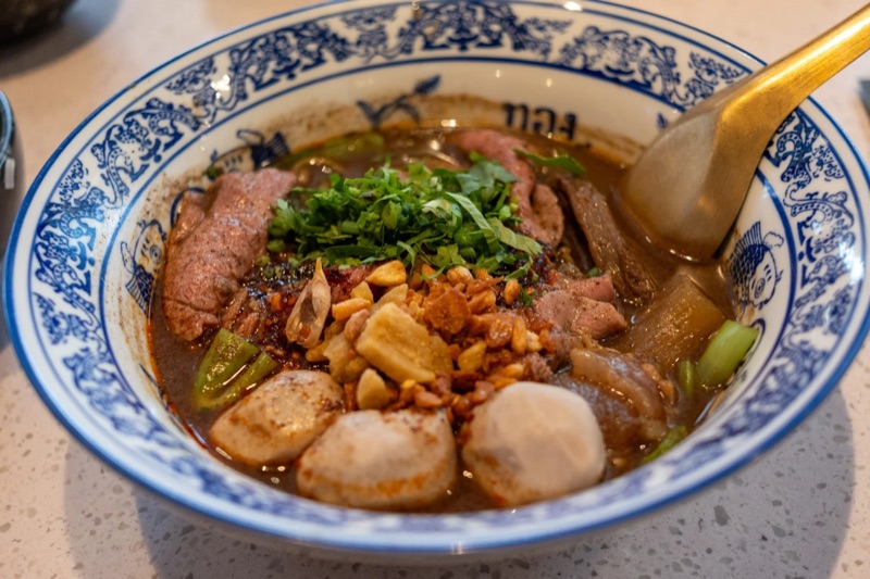 Thong Smith premium boat noodles Bangkok