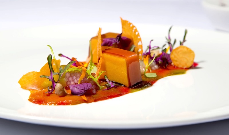 Tian Restaurant Wien in Innere Stadt — Tian redefines vegetarian cuisine, earning a Michelin star for its creative, art