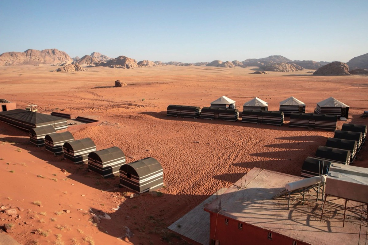Wadi Rum Candles Camp remote desert tents