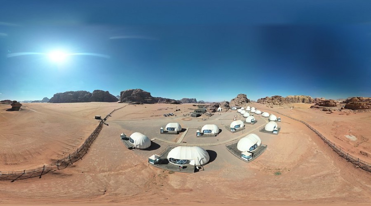 Mazayen Rum Camp cabins in Wadi Rum