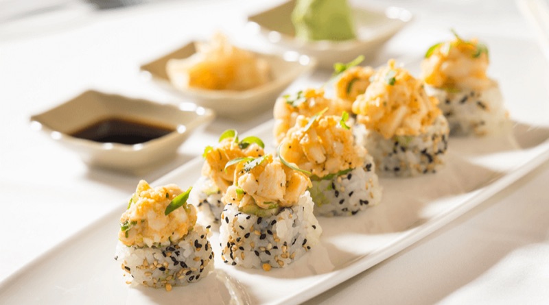 Blue Fin Seafood Bar & Grill in Trolley Square — Blue Fin is primarily a seafood restaurant and bar, but they also offer a solid 