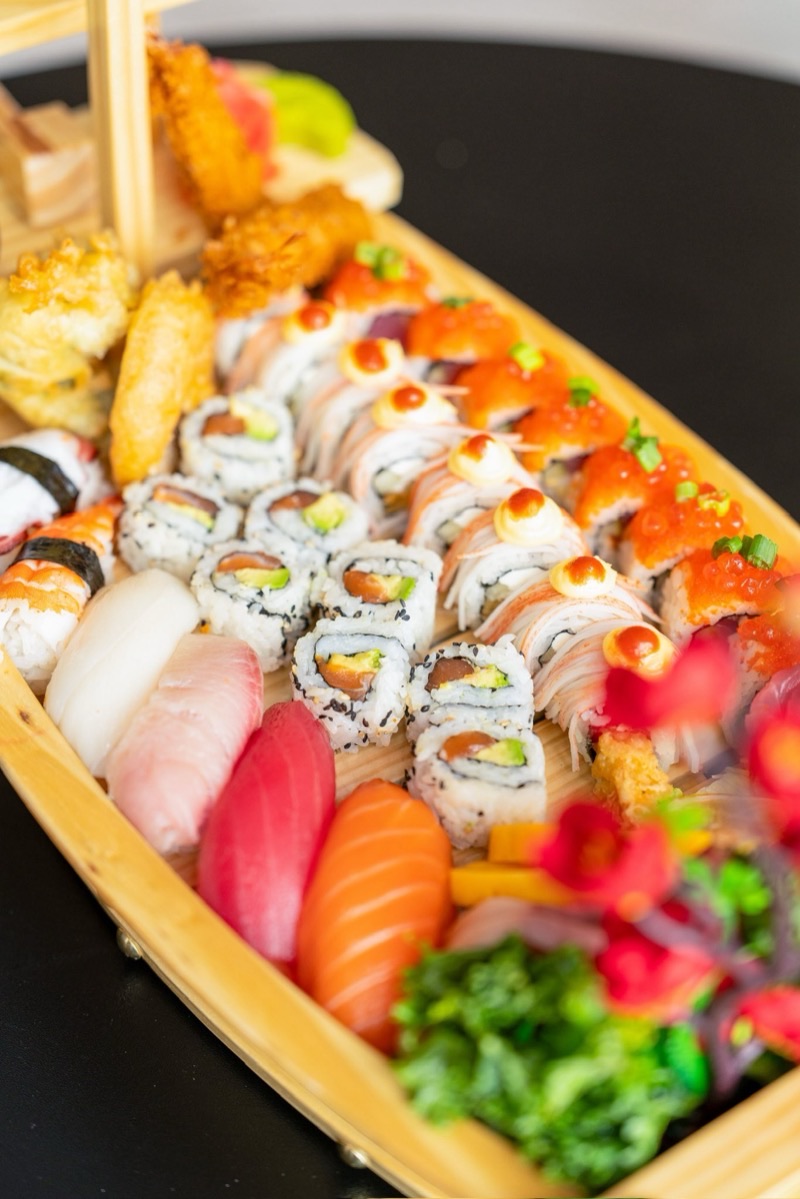 Wasabi Sushi & Asian Grill in Pike Creek — Wasabi Sushi & Asian Grill provides a broad menu that extends beyond sushi, offe