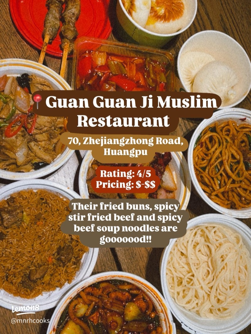 Zhi Wei Zhai Mian Guan in Xiaozhai — This local gem is celebrated for its perfectly hand-pulled noodles, served with 