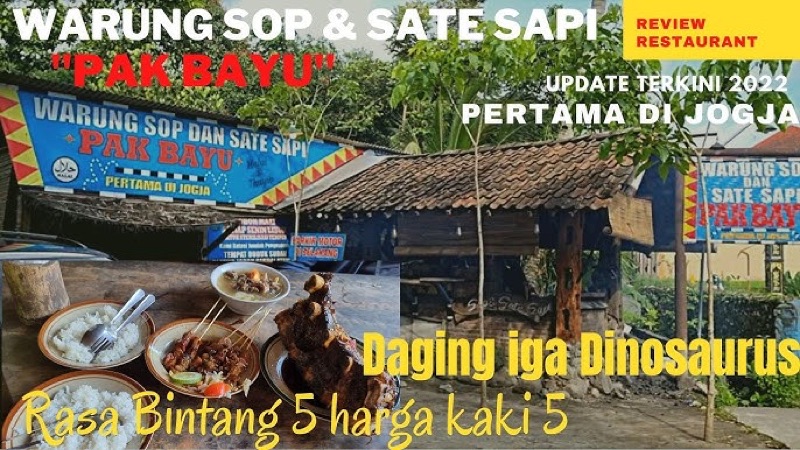 Sop and Sate Sapi Pak Bayu Yogyakarta