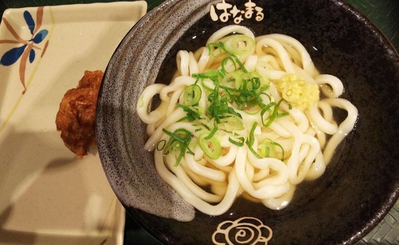 Hanamaru Udon in Yokohama Station West Exit — Hanamaru Udon is a popular chain offering quick, delicious, and incredibly affor