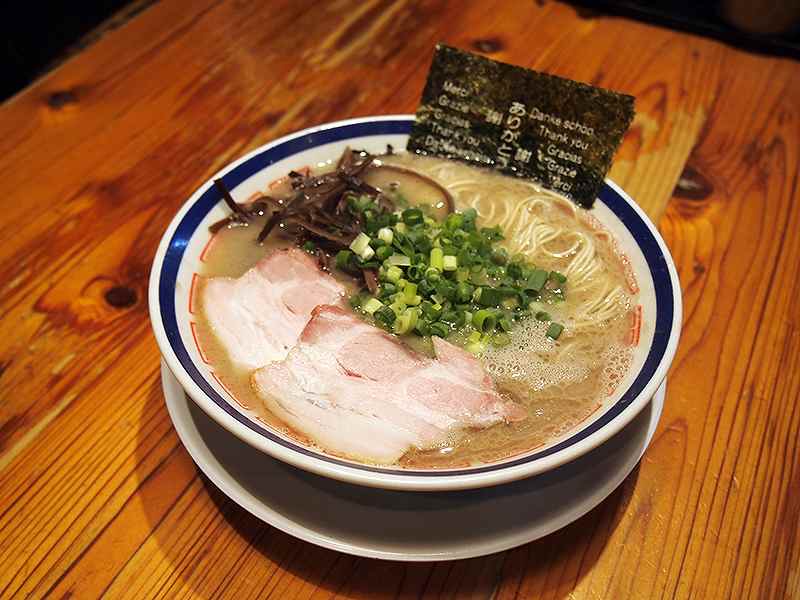 Tanaka Shoten in Tsurumi — Tanaka Shoten specializes in authentic Hakata-style tonkotsu ramen: a rich, crea