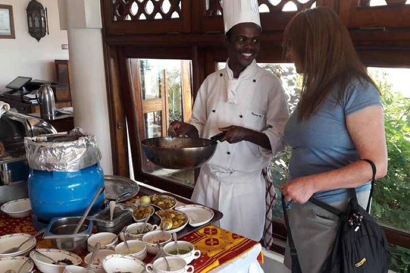Zanzibar Swahili cooking class at Azusa Spice Farm