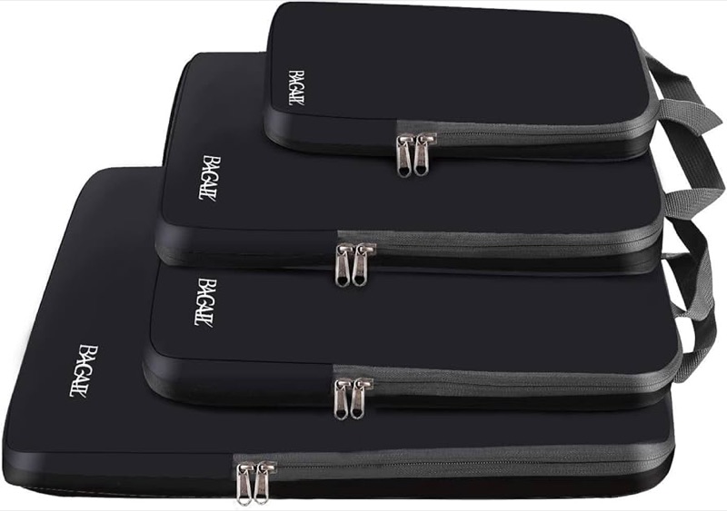 Bagail compression packing cubes for travel