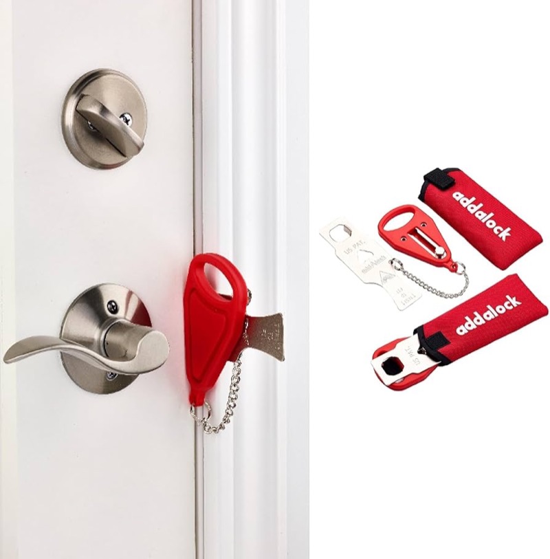 Addalock portable travel door lock