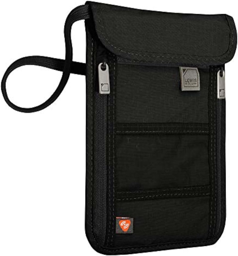 Lewis N. Clark RFID blocking neck wallet stash