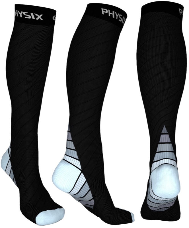 Physix Gear compression socks for travel