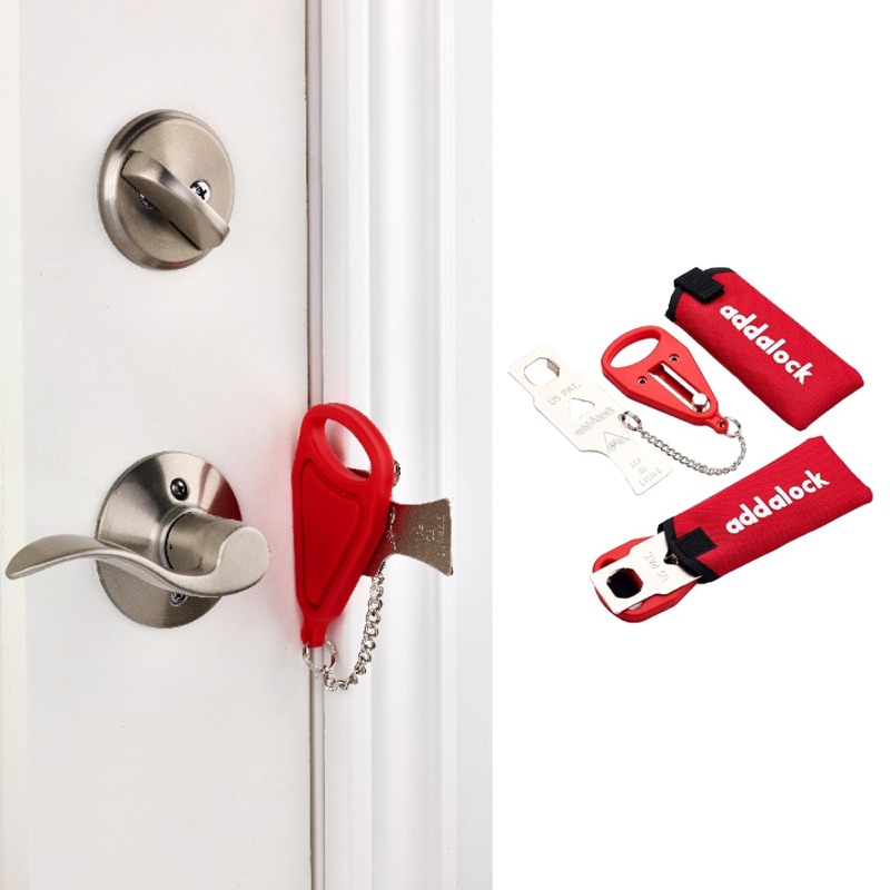 Addalock portable travel door lock