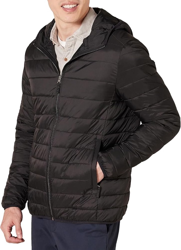 Amazon Essentials packable lightweight puffer jacket