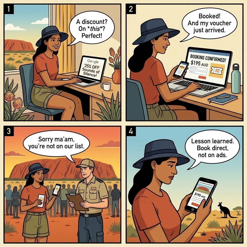 Cloned Uluru 'Sounds of Silence' & 'Field of — comic illustration