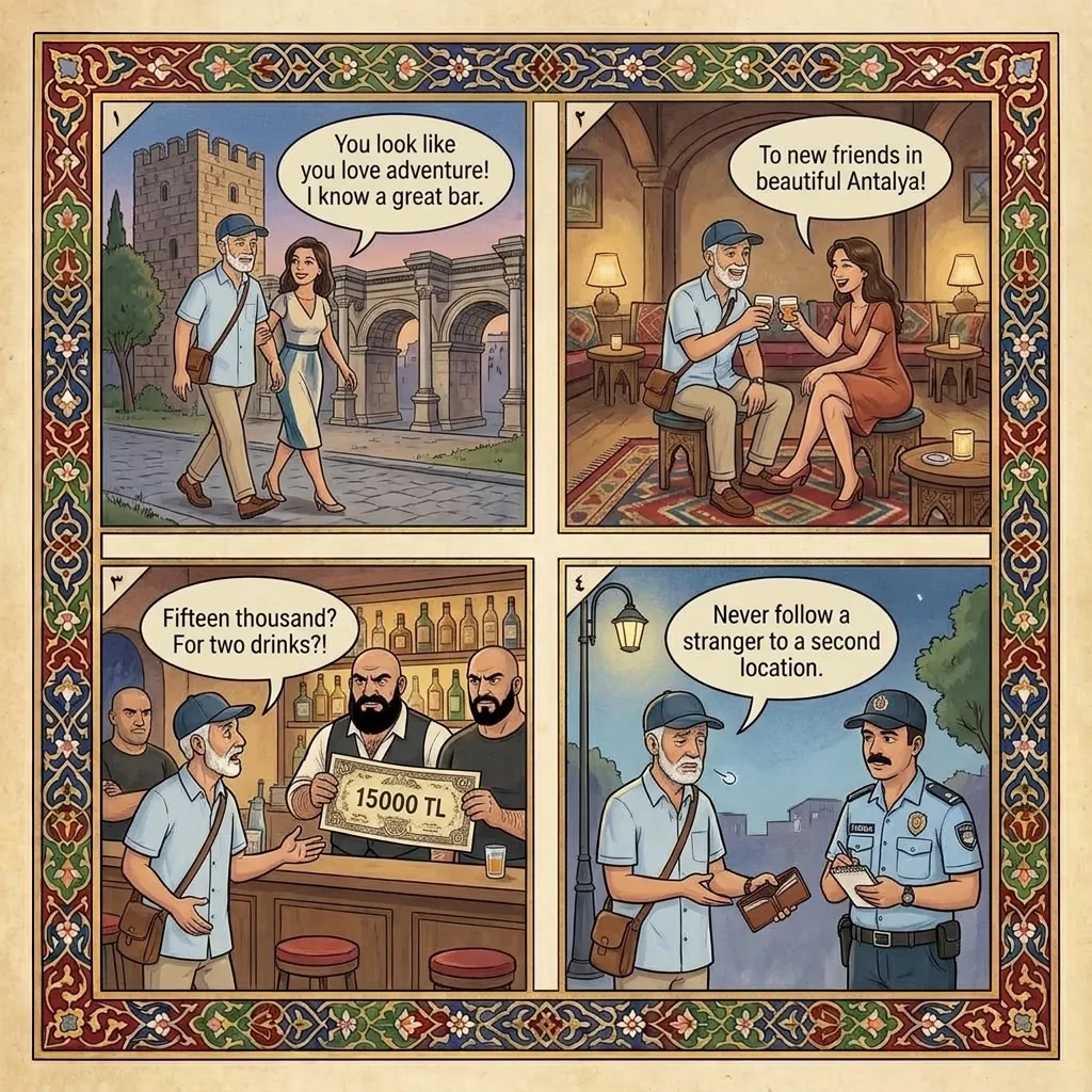 The Barlar Sokağı Bill Shock — comic illustration