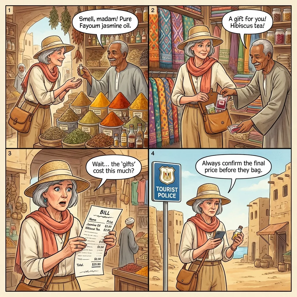 The Spice Souk Switch — comic illustration