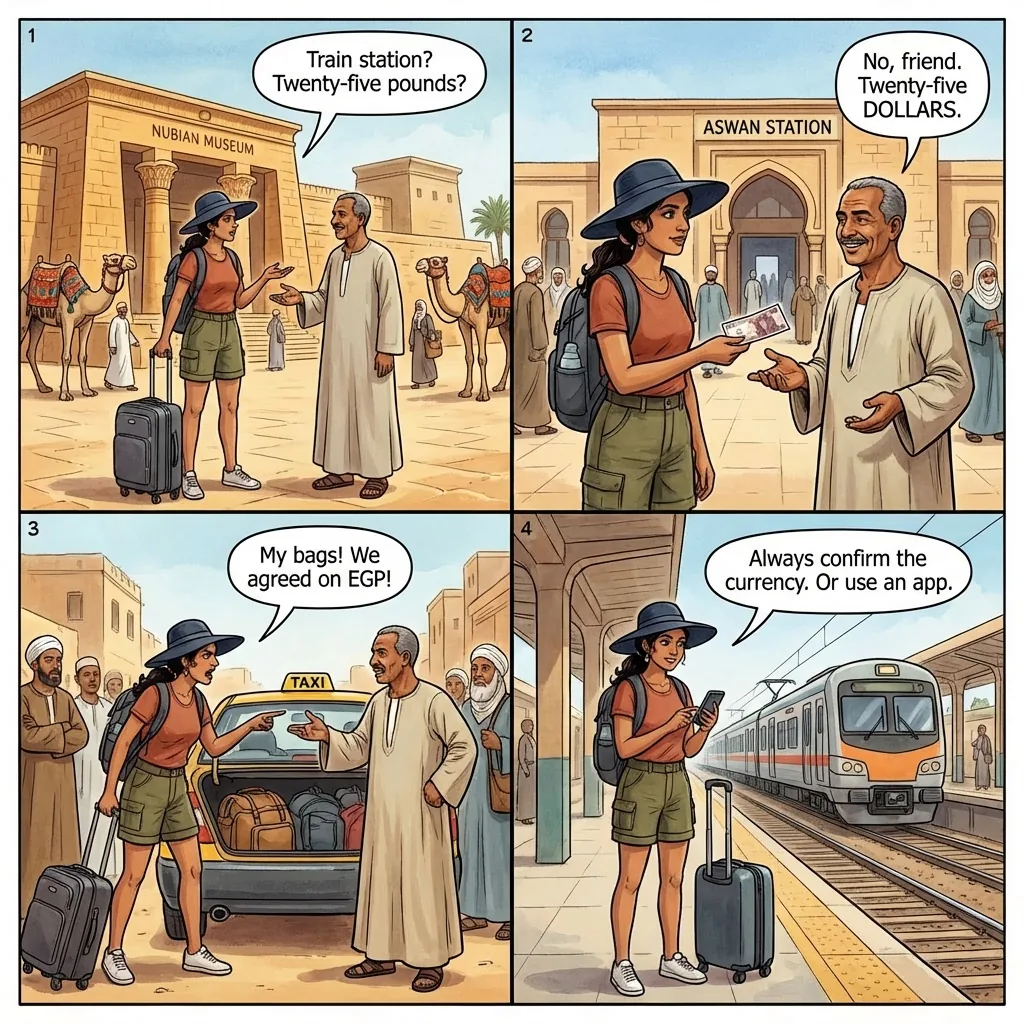The Taxi Fare Bait-and-Switch — comic illustration